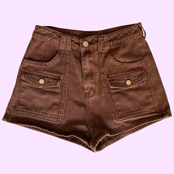 Brown "cargo style" Shorts - Picture 1 of 4